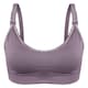 image 2 of Soft & Comfortable Wireless Nursing Bra with Easy Open Clips - Small / Mauve