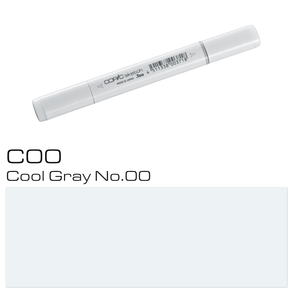 image 1 of Copic Sketch Marker, Cool Gray No.00, Single Pen