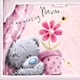 image 3 of Bear With Plant Pot Mum Birthday Card