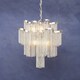 image 3 of Interiors by Premier 2 Tier 6 Light Chrome Pendant, Boutique Style Ceiling Light With Aluminium Chains, Chrome Finish Pendant