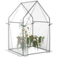 image 1 of Outsunny Tomato Greenhouse with 2 Zipped Doors, Outdoor Green House, Clear