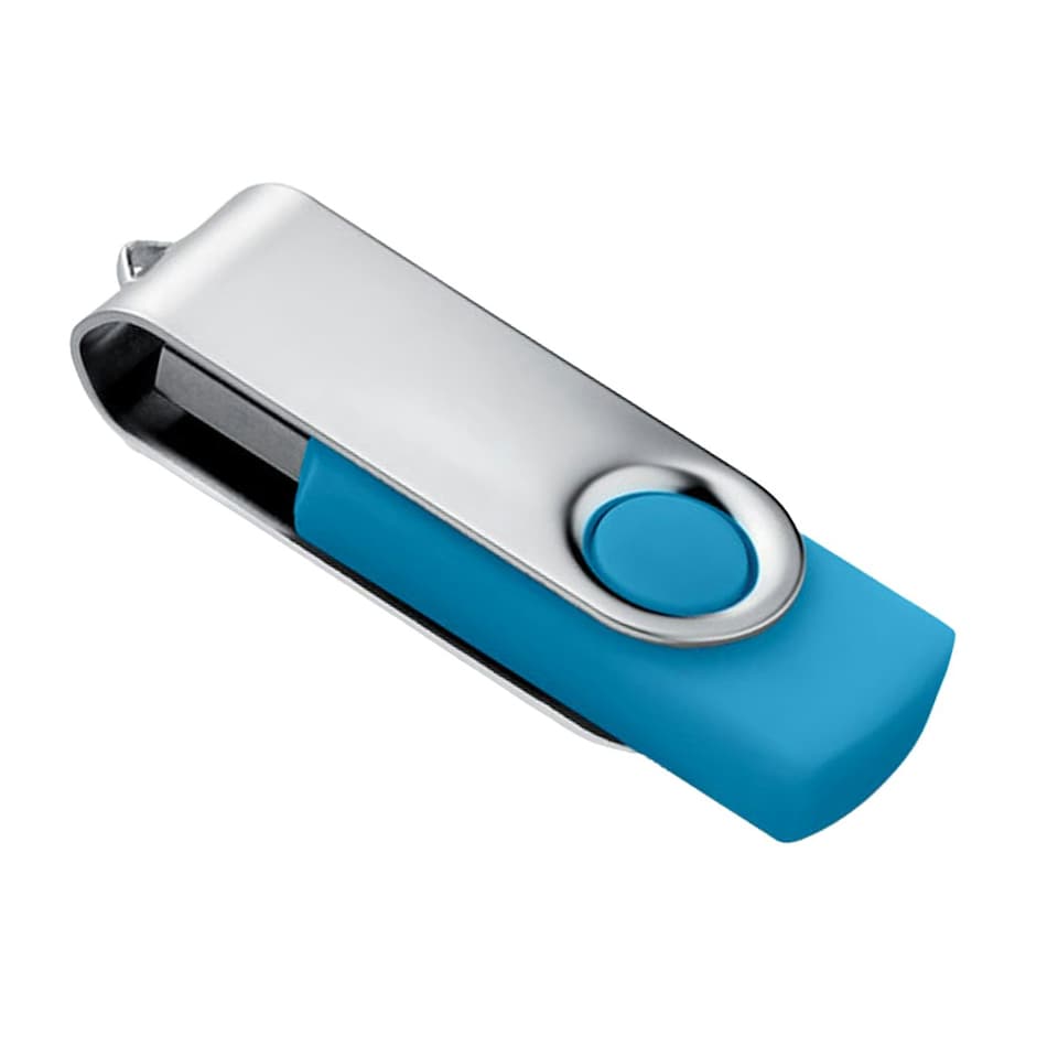 image 1 of MidOcean Techmate Pendrive 16GB USB Flash Drive - Turquoise - One Size