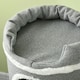 image 8 of PawHut 3 Tier Barrel Cat Tree with Sisal Scratching Post Cat Bed, Grey