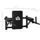 image 5 of HOMCOM Gym Rack Dip Station Wall Mounted AB Knee Leg Raise Pull Up Fitness Chin