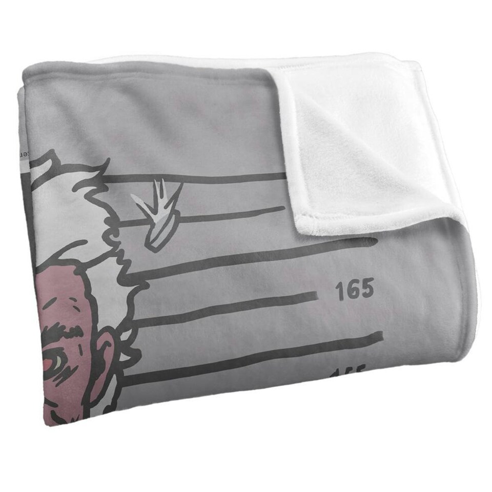 image 1 of Batman Line Up Two Face Blanket - Multicoloured - One Size