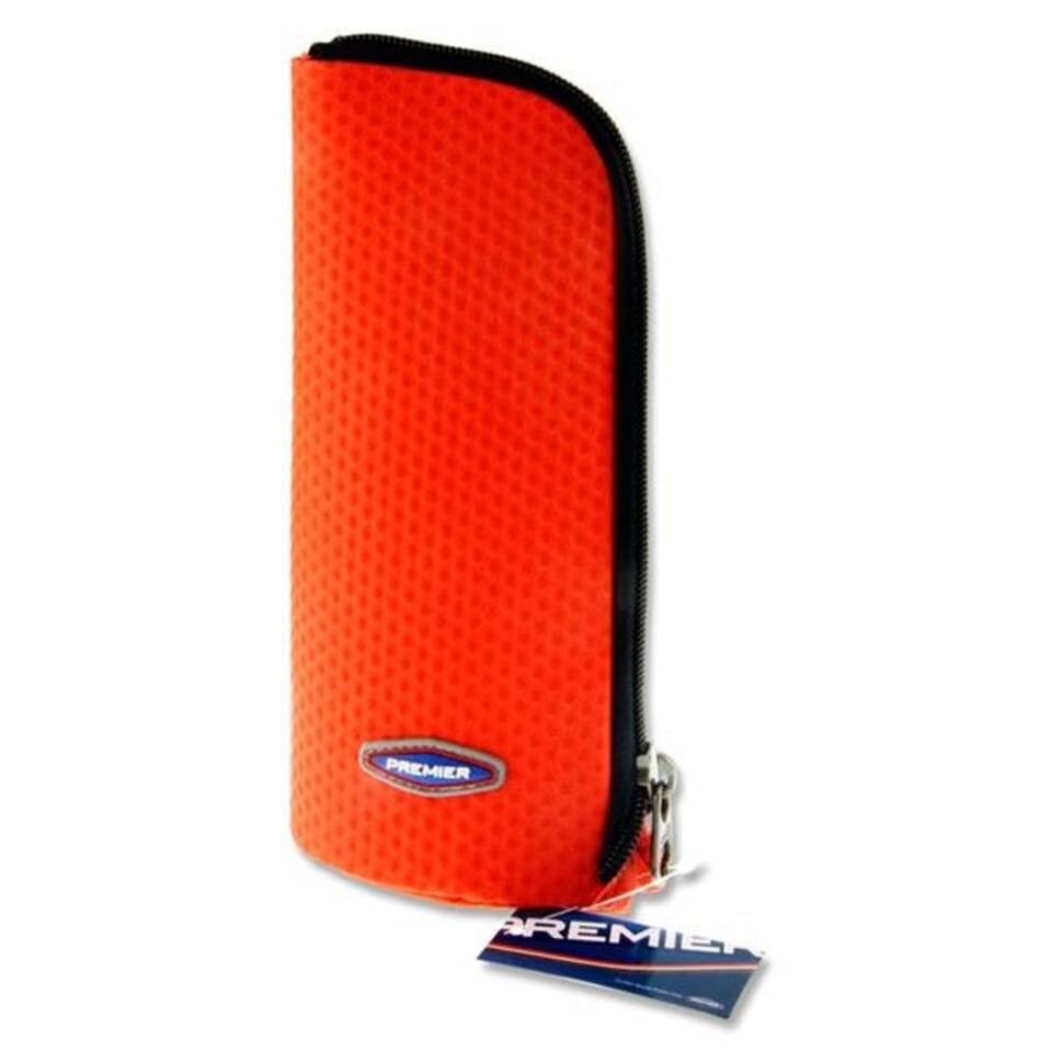 image 1 of Red 3D Dots Design Vertical Pencil Case by Premier