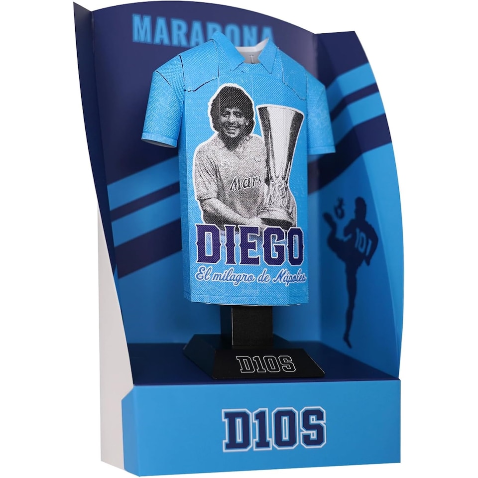 image 1 of RadStuff Metal Alloy Football Shirt - Maradona Alloy Shirt 1984/91