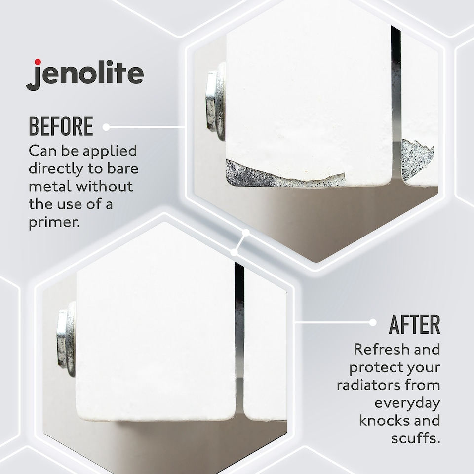 image 1 of Jenolite Directorust Radiator Enamel Paint - Black Gloss - 400ml Spray Can