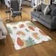 image 2 of line art and botanical elements (Rug) Multi | XL