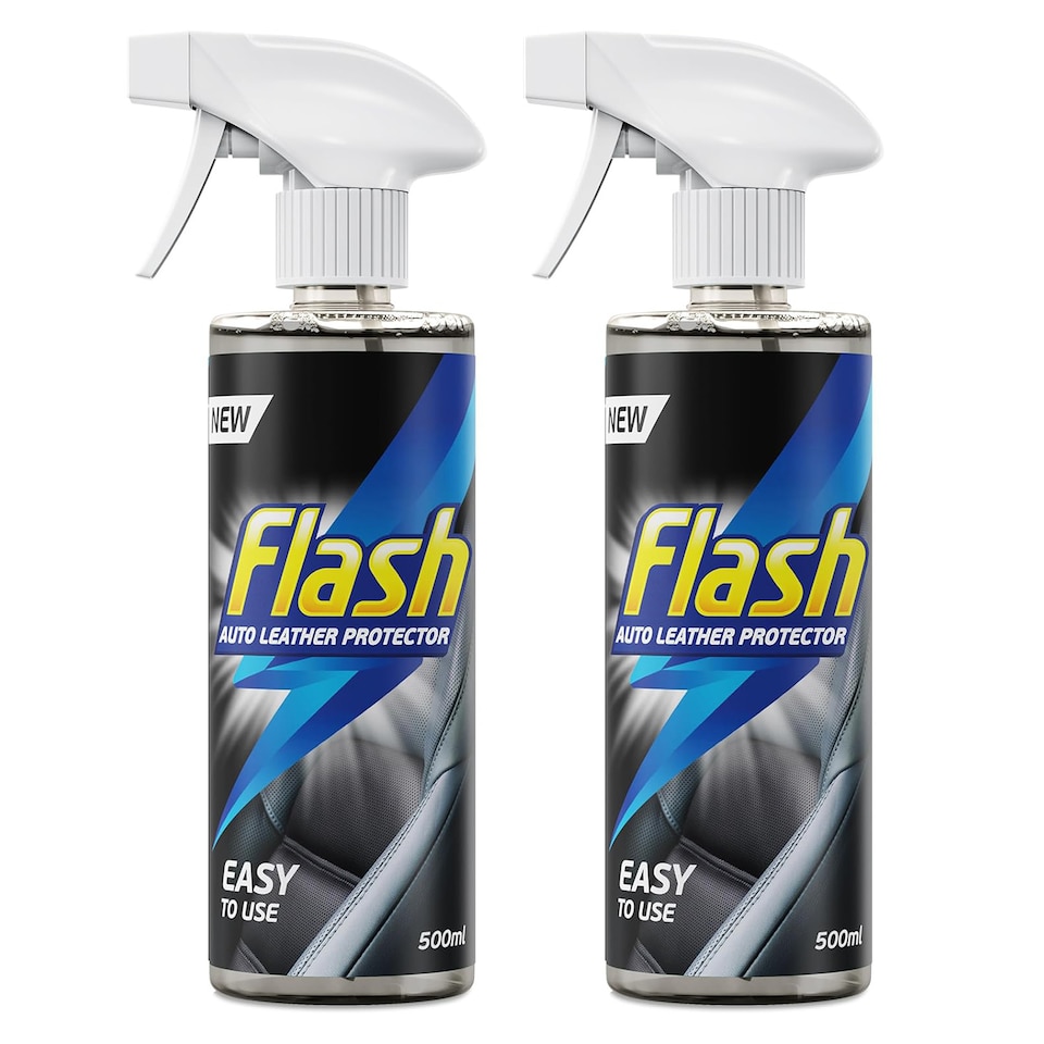 image 1 of Flash Car Care Leather Protector Spray 2 x 500ml