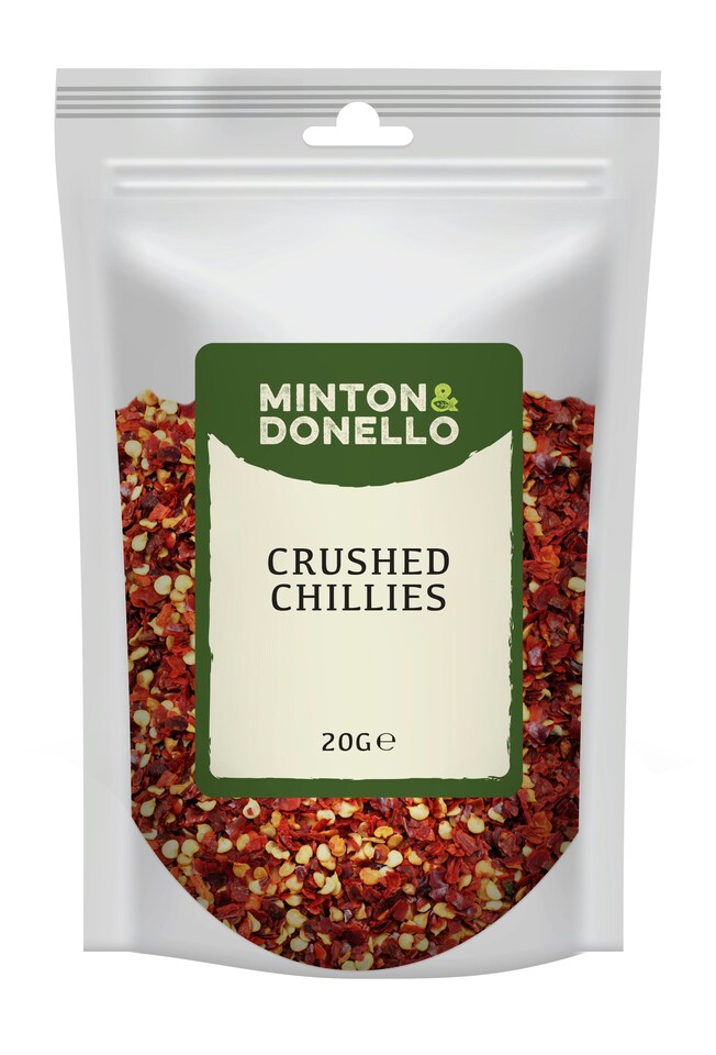 image 1 of Minton & Donello Crushed Chillies 10 x 20g