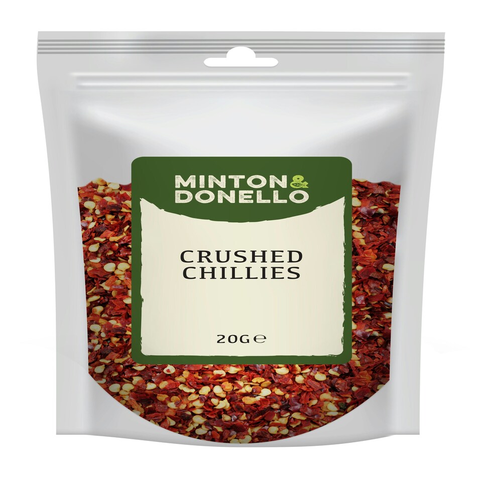 image 1 of Minton & Donello Crushed Chillies 10 x 20g