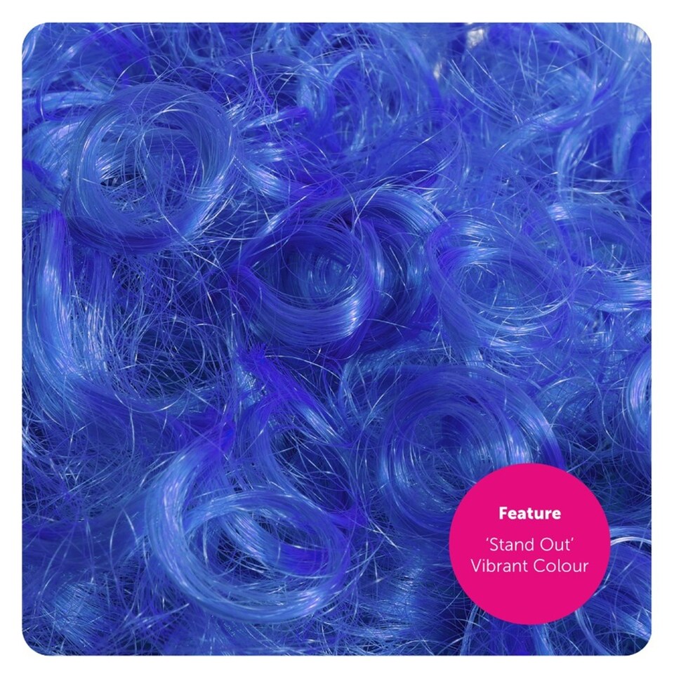 image 1 of Blue Curly Wig | Blue | 12