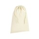 image 1 of Westford Mill Organic Cotton Stuff Bag - Natural - 20.5cm x 14cm Cream | 20.5cm x 14cm
