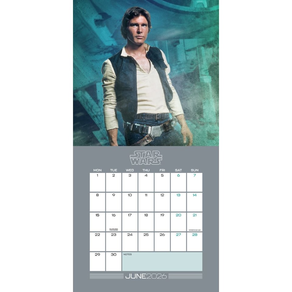 image 1 of STAR WARS CLASSIC 2026 MINI CALENDAR