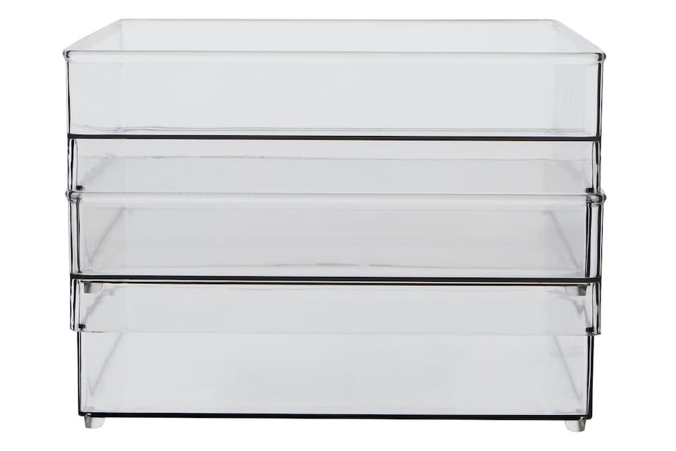 image 1 of Romm Large Set Of Two Fridge Storage Trays