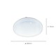 image 4 of EGLO Frania-S Rounded White Crystal Effect Wall or Ceiling Light