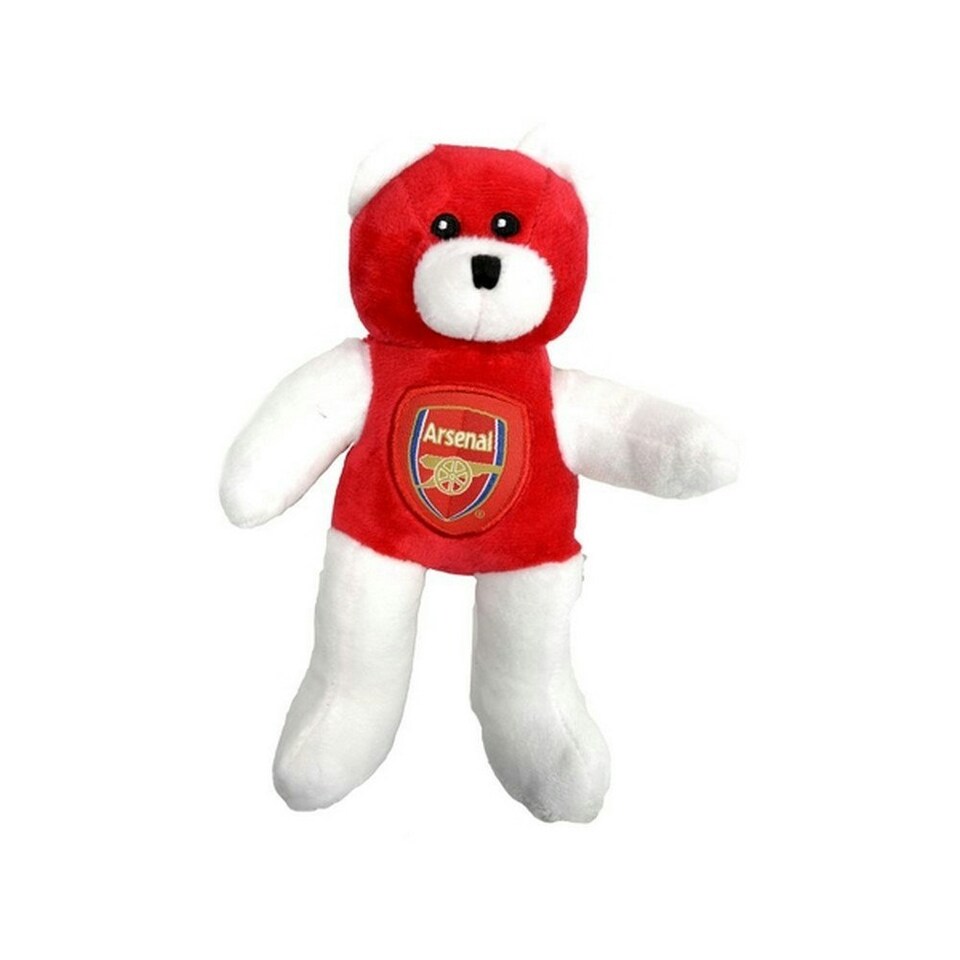 Arsenal FC Solid Teddy Bear - White/Red - One Size