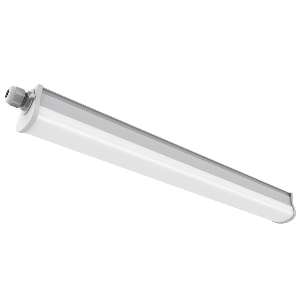 image 1 of Nordlux Westport Indoor Batten Light Fitting Grey Plastic Intergrated LED 25,000hrs - Mains Powered, IP65