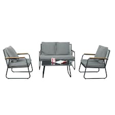 Kendal modern 4 Piece Garden Rattan Set