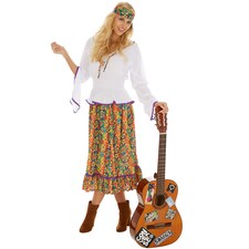 Womens Lady Love and Peace Costume | Multi | colourful | S | 1