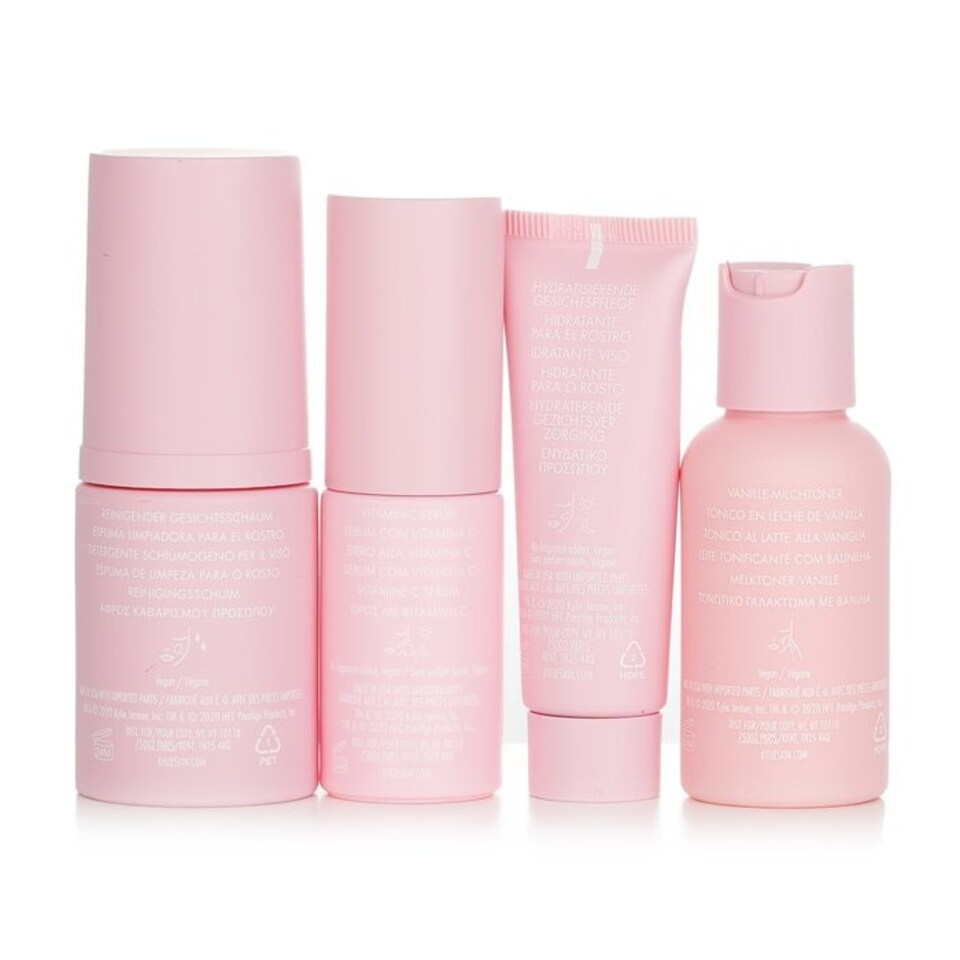 image 1 of Kylie Skin Face Wash Moisturiser Serum Toner Mini Set (Blemished Box)