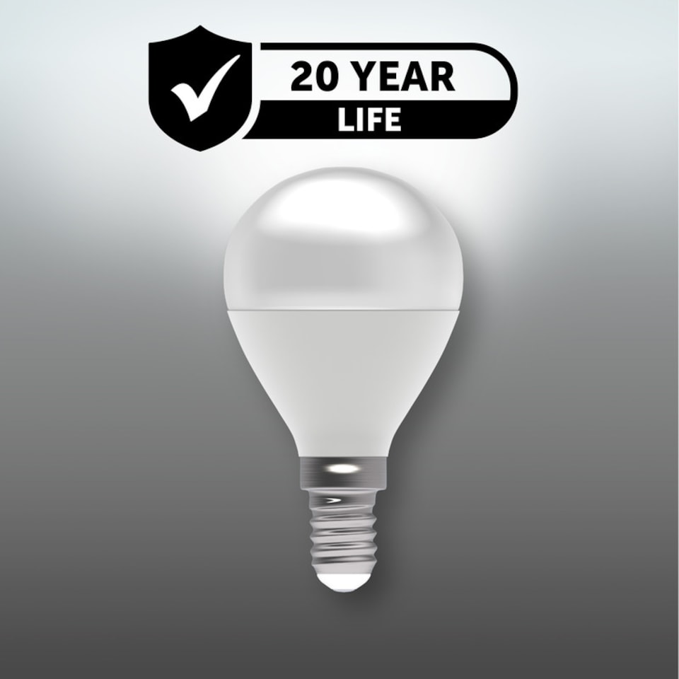 image 1 of BELL Lighting SES E14 LED Golf Ball 4.7W Light Bulb Natural White 4000K