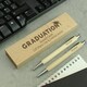 image 1 of Personalised Graduation Wooden Pen and Pencil Set