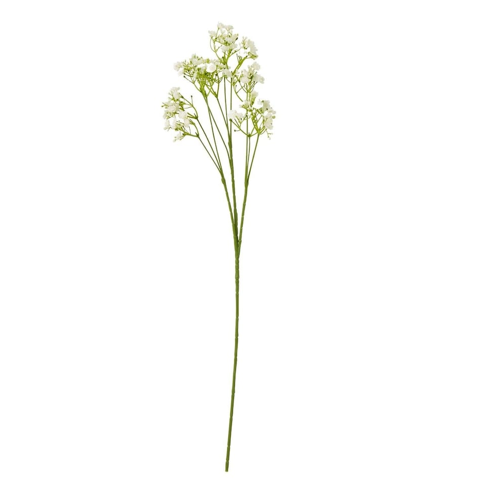 image 1 of Hill Interiors Gypsophila Stem Artificial Flower - Cream - One Size