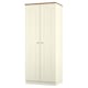 image 4 of Albert Double Wardrobe in Cream Ash & Riviera Oak (Ready Assembled) | Cream | Cream Ash & Riviera Oak