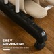 image 4 of HOMCOM Foldable Clothes Drying Rack Steel Garment Dryer with Casters Black