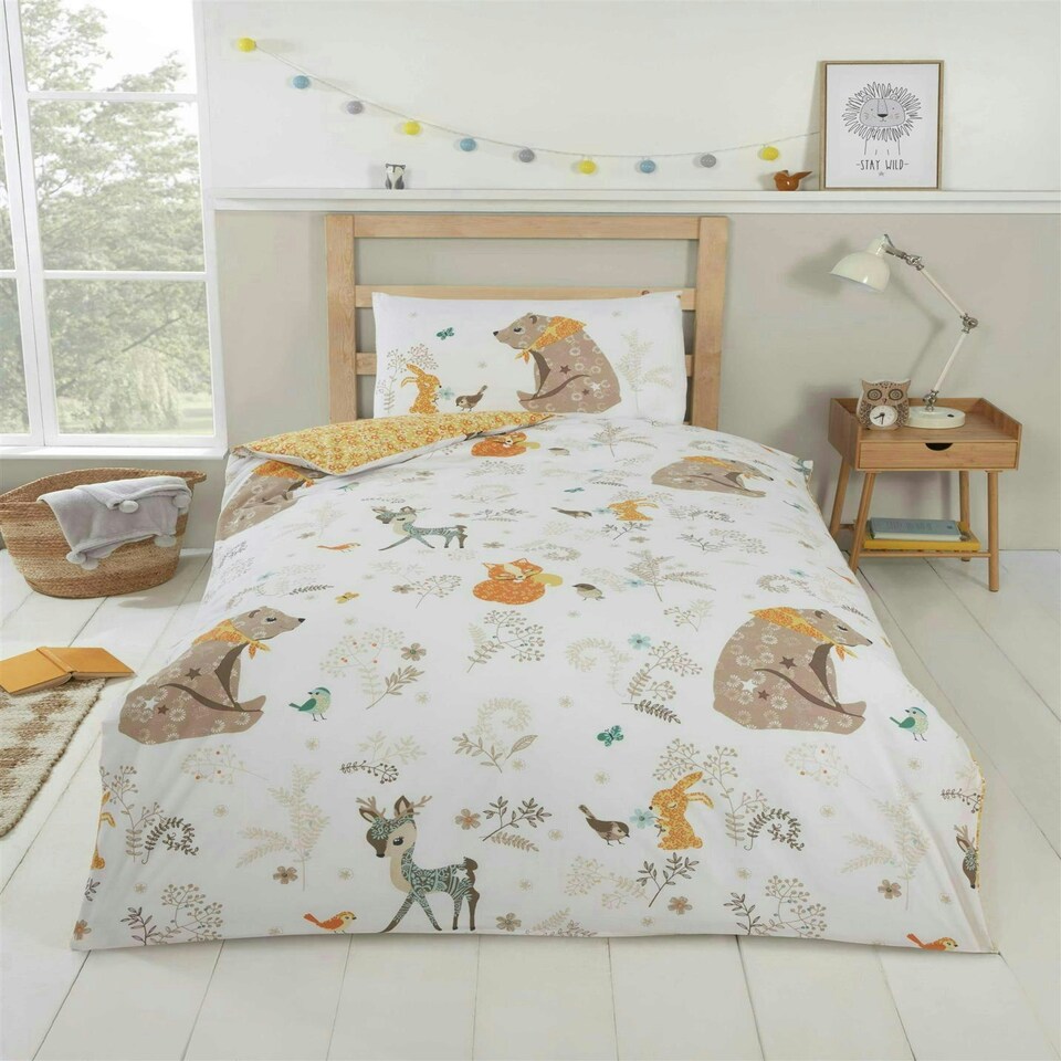 image 1 of Woodland Friends Duvet Cover Set - Toddler
