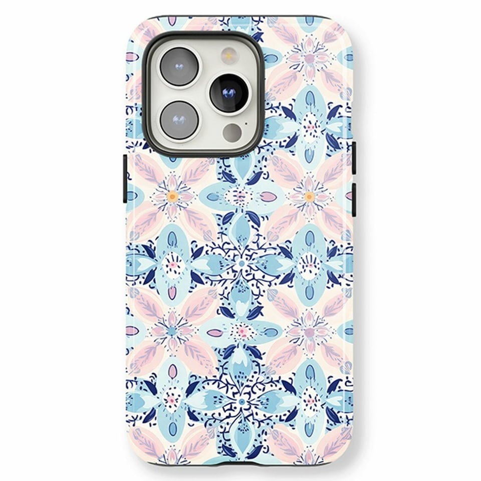 image 1 of Boho Mosaic Phone Case | Blue | Galaxy S24 Plus
Tough | Galaxy S24 Plus
Tough