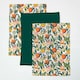 image 2 of Homescapes Citrus Tea Towels Set of Three Multi