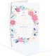 image 1 of Heartfelt Floral Border Design Daughter & Son-in-Law Wedding Anniversary Card