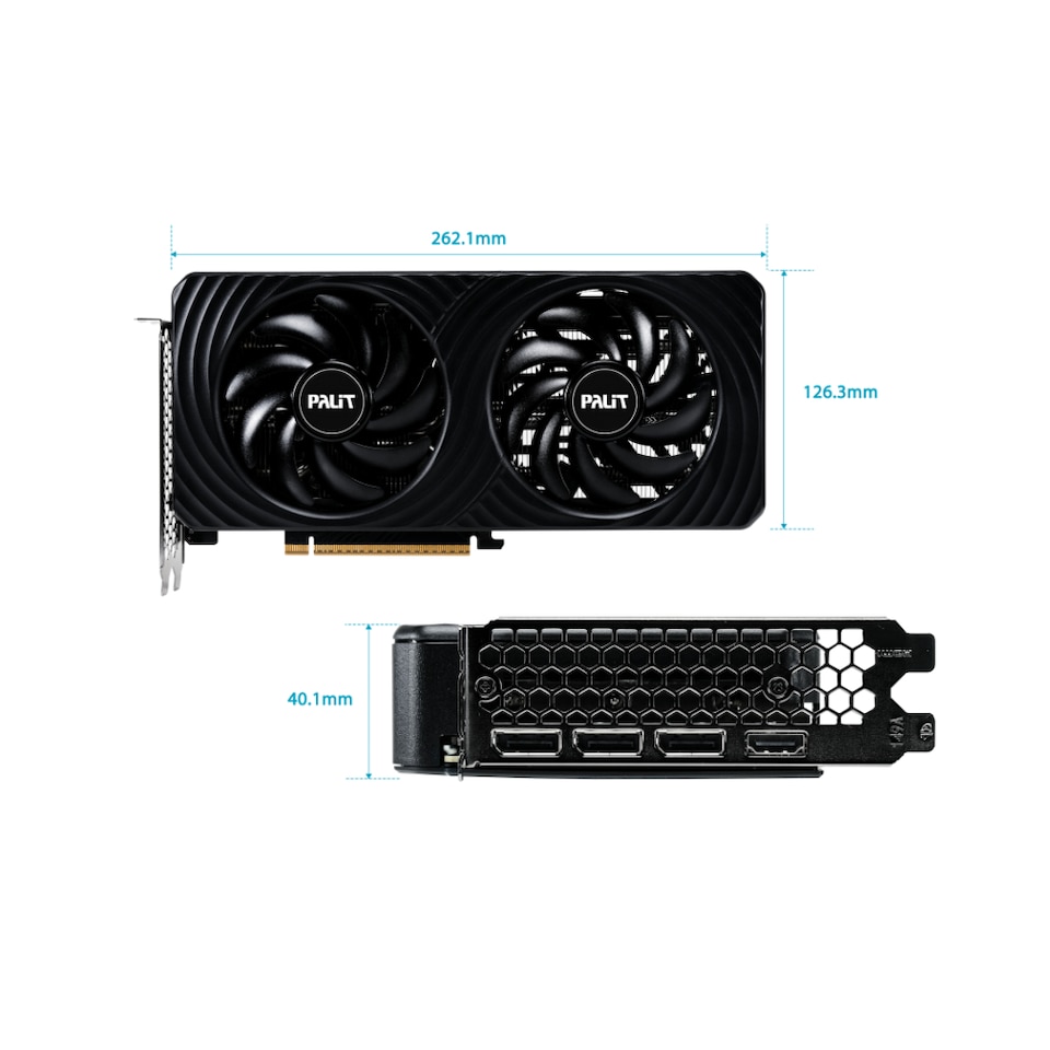 image 1 of Palit Nvidia GeForce RTX 5060 Dual 8GB GDDR7 Graphics Card