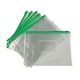 image 4 of Pack of 12 A5 Green Zip Zippy Bags