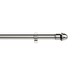image 1 of Silver Cafe Curtain Rod 120 - 215cm Silver | Silver