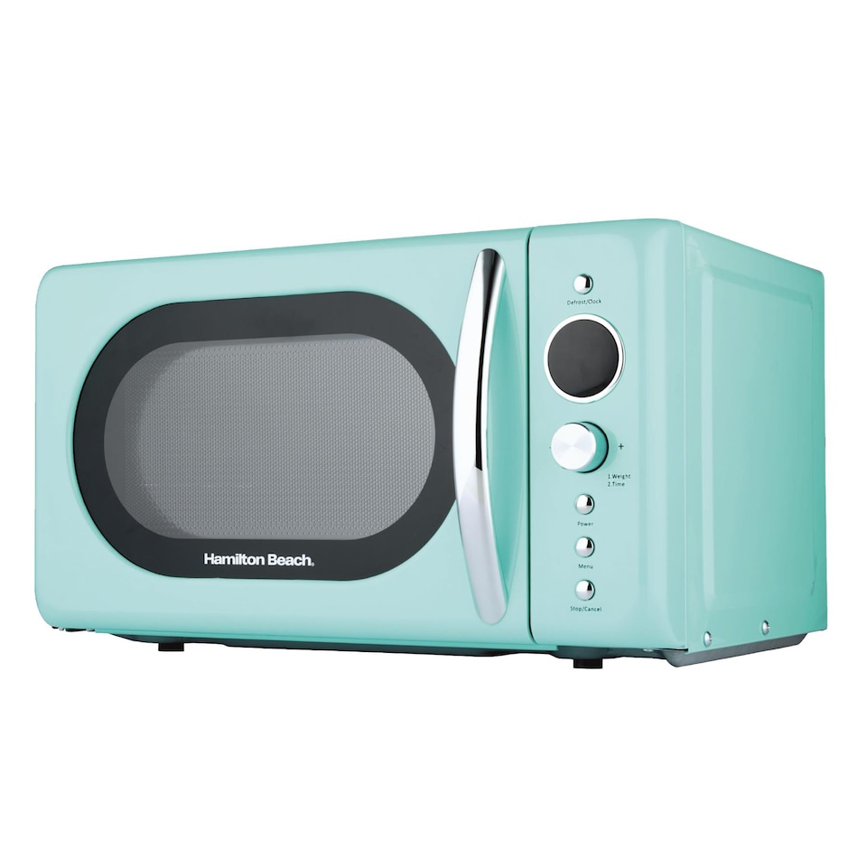 image 1 of Hamilton Beach 20L Retro Mint Microwave