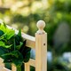 image 8 of Outsunny Raised Garden Bed with Trellis Garden Planters Indoor Outdoor Natural