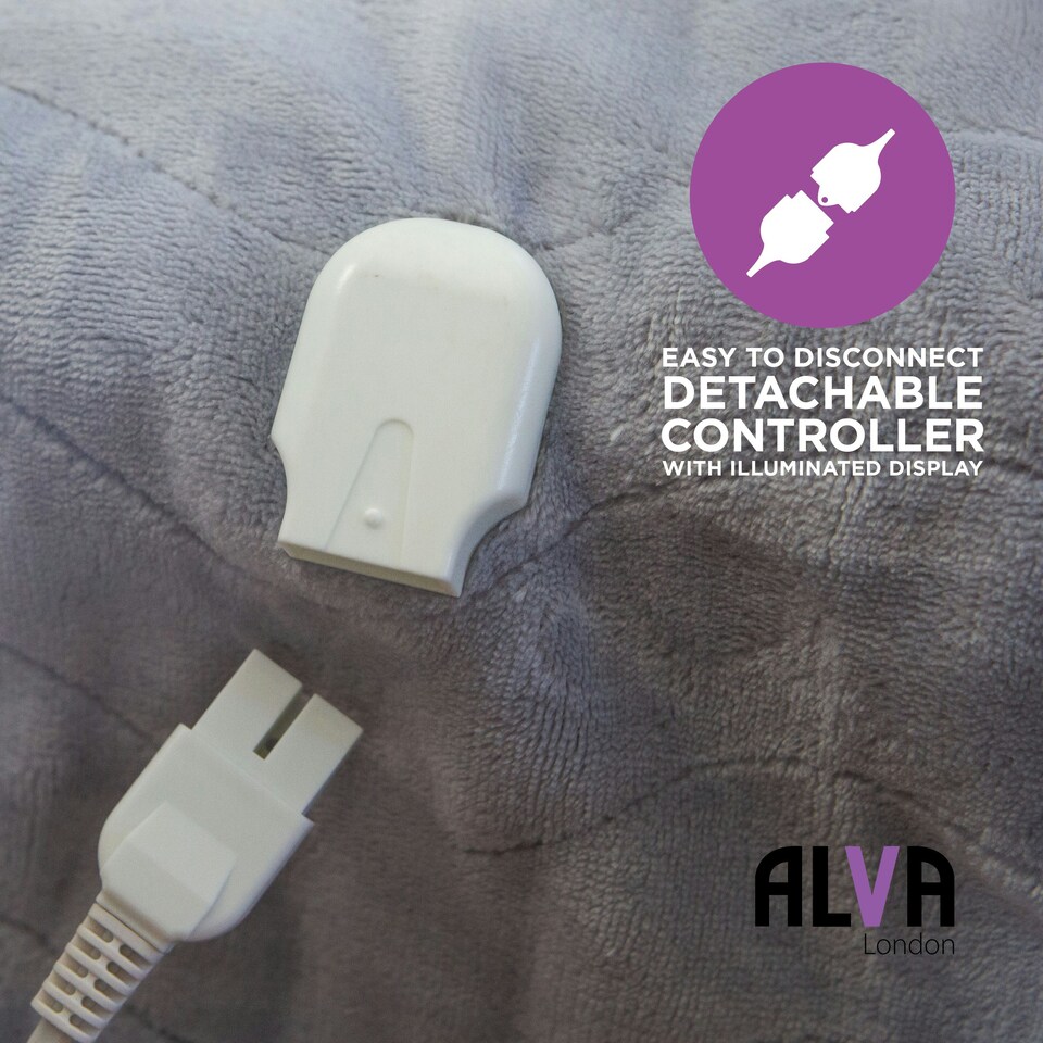 image 1 of Electric Over Blanket 160x120cm Black