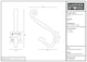 image 4 of Hammer & Tongs Twisted Scroll Hat & Coat Hook - W40mm x H125mm - Black