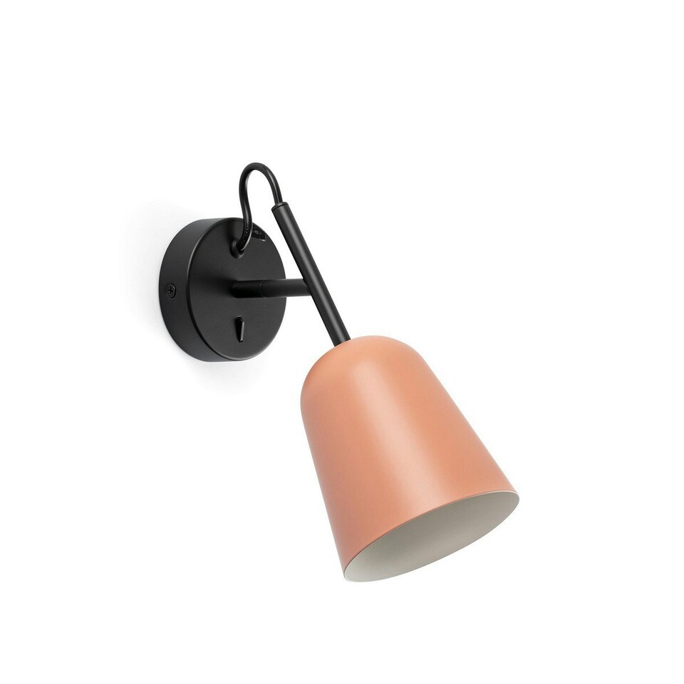 image 1 of Studio Single Spotlight Matt Black, Pink