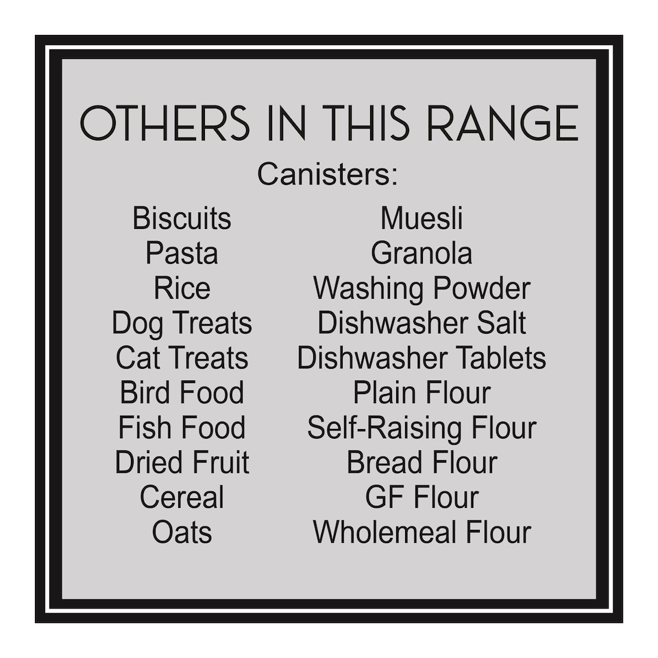 image 1 of Black Minimalist Extra Large Biscuit Tin