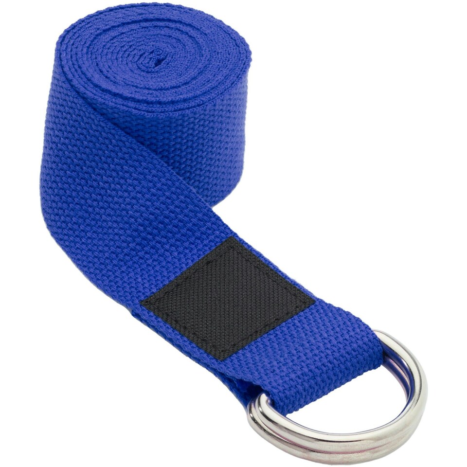 image 1 of Virabha RPET Yoga Strap - Blue - 181cm x 3.8cm