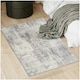 image 1 of Washable Rug Nadira - different sizes, abstract pattern, synthetic wool and felt, non-slip Cream | Beige/Grey | 150 x 80 cm