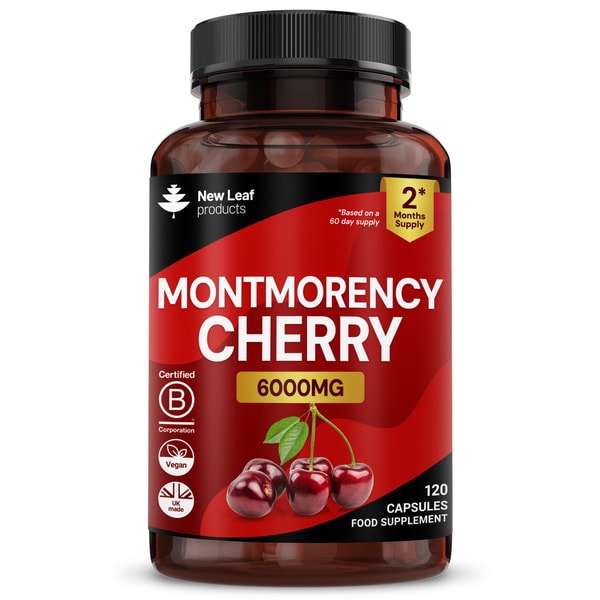 Montmorency Cherry 6000mg Extract - 120 High Strength Caps