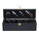 image 8 of Wine Bottle Gift Box Presentation Case & 4pc Accessories Set