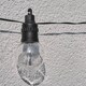 image 4 of ValueLights Festoon 30 Set Black Outdoor String Festoon Globe Lights Warm White