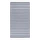 image 1 of Anna Hammam Striped Cotton Beach Towel - Grey - One Size